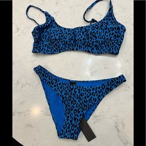 Triangl bikini cheetah print